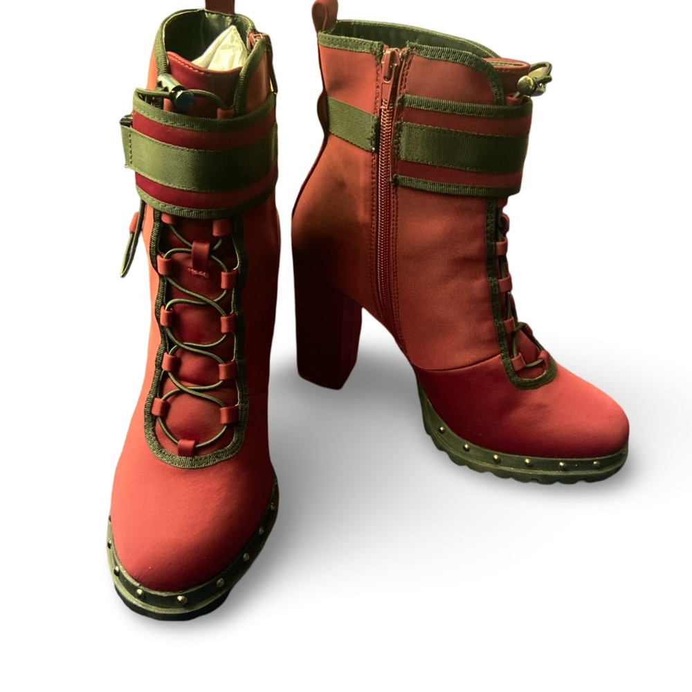 Burgundy Ankle Boots